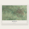 Monett, Missouri map print, the full design