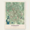 Lexington, Massachusetts map print, the full design