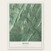 Mann, Pennsylvania map print, the full design