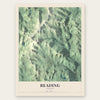 Reading, Vermont map print, the full design