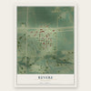 Revere, Minnesota map print, the full design