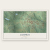 Lumpkin, Georgia map print, the full design
