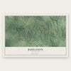 Burlison, Tennessee map print, the full design