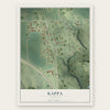 Kappa, Illinois map print, the full design