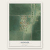 Dundee, Minnesota map print, the full design