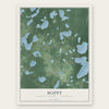 Scott, Burnett County, Wisconsin map print, the full design