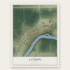Lyndon, Illinois map print, the full design