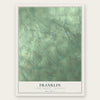 Franklin, Clare County, Michigan map print, the full design