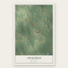 Anacoco, Louisiana map print, the full design