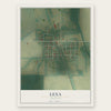 Lexa, Arkansas map print, the full design