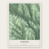 Barker, New York map print, the full design