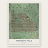 Audubon Park, Minnesota map print, the full design