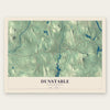 Dunstable, Massachusetts map print, the full design