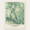 Plainfield, Massachusetts map print, the full design