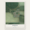 Simpson, Kansas map print, the full design