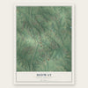 Midway, North Carolina map print, the full design