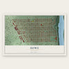 Howe, Minnesota map print, the full design