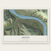Asotin, Washington map print, the full design