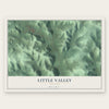 Little Valley, New York map print, the full design