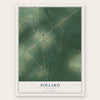 Pollard, Alabama map print, the full design