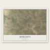 Moriarty, New Mexico map print, the full design