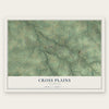 Cross Plains, Tennessee map print, the full design