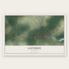 Guthrie, Kentucky map print, the full design