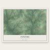 Foxfire, North Carolina map print, the full design