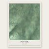 Potter, New York map print, the full design