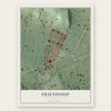 Friendship, Pennsylvania map print, the full design