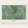 Fulton, Alabama map print, the full design