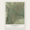 Washtucna, Washington map print, the full design