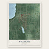 Willernie, Minnesota map print, the full design