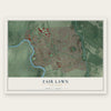 Fair Lawn, New Jersey map print, the full design