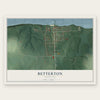 Betterton, Maryland map print, the full design