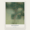 Old Ripley, Illinois map print, the full design