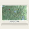 Averill Park, New York map print, the full design