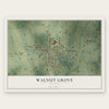 Walnut Grove, Missouri map print, the full design