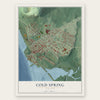 Cold Spring, New York map print, the full design