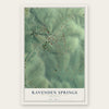 Ravenden Springs, Arkansas map print, the full design