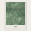 Riga, New York map print, the full design