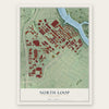 North Loop, Minnesota map print, the full design