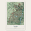 Vinings, Georgia map print, the full design