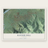 Banner Hill, Tennessee map print, the full design