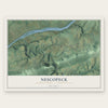 Nescopeck, Luzerne County, Pennsylvania map print, the full design