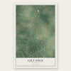 Gilt Edge, Tennessee map print, the full design