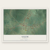 Salem, Kentucky map print, the full design