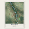 Royalton, Minnesota map print, the full design