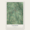 Fallston, North Carolina map print, the full design