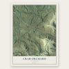 Crab Orchard, Tennessee map print, the full design